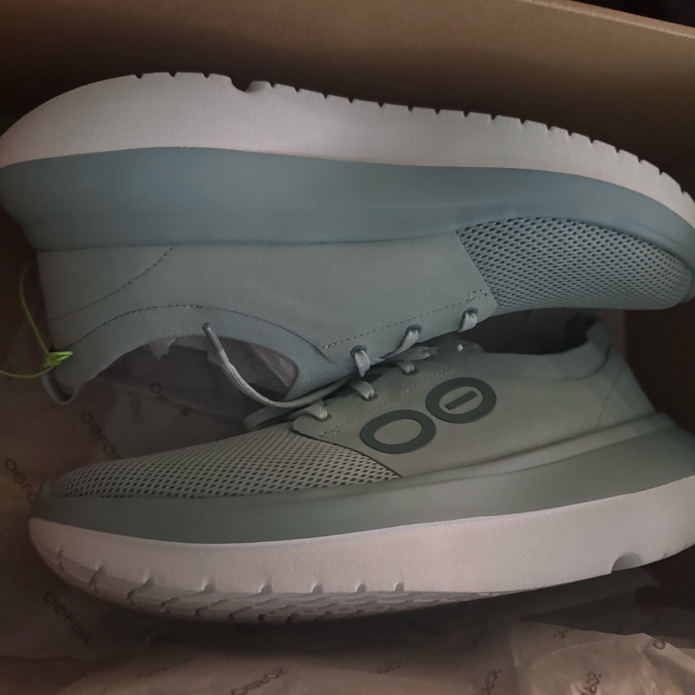 OOFOS Men's OOmy Stride Sneaker - Mist